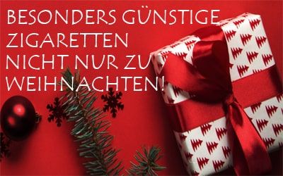 Günstige Zigaretten nicht nur zu Weihnachten!